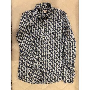 J. Crew Seahorse Button Up
